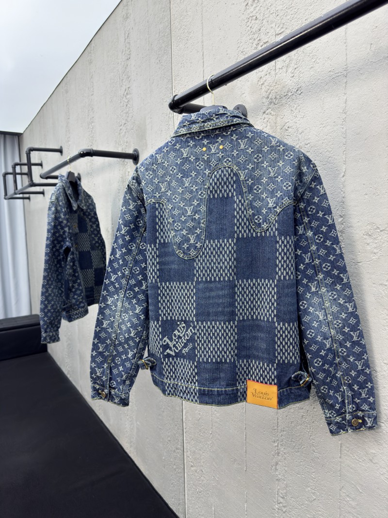 Lv co-branded nigo jacquard denim jacket 1 1