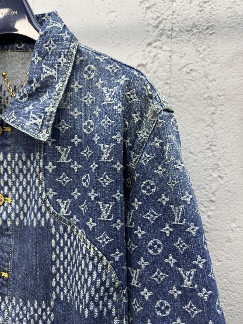 Lv co-branded nigo jacquard denim jacket 1 4
