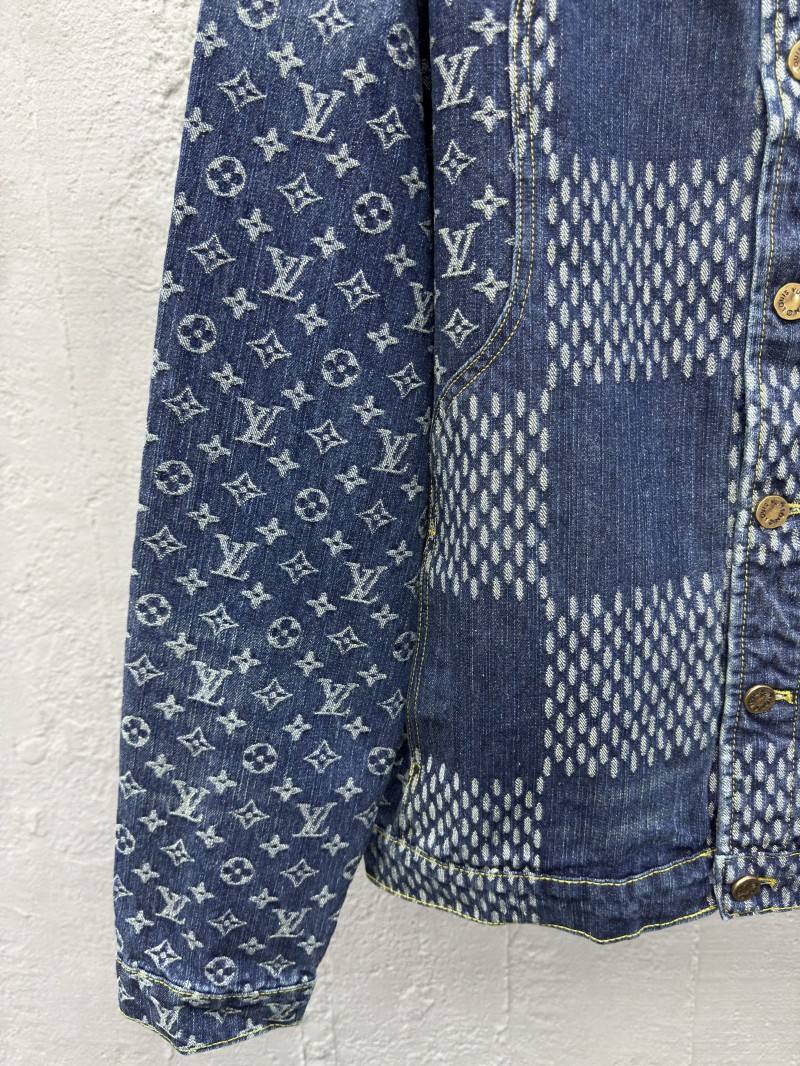 Lv co-branded nigo jacquard denim jacket 1 5