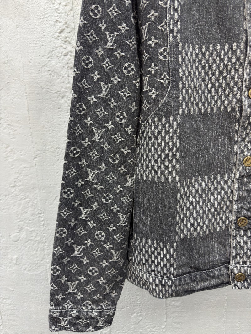 Lv co-branded nigo jacquard denim jacket 2 5