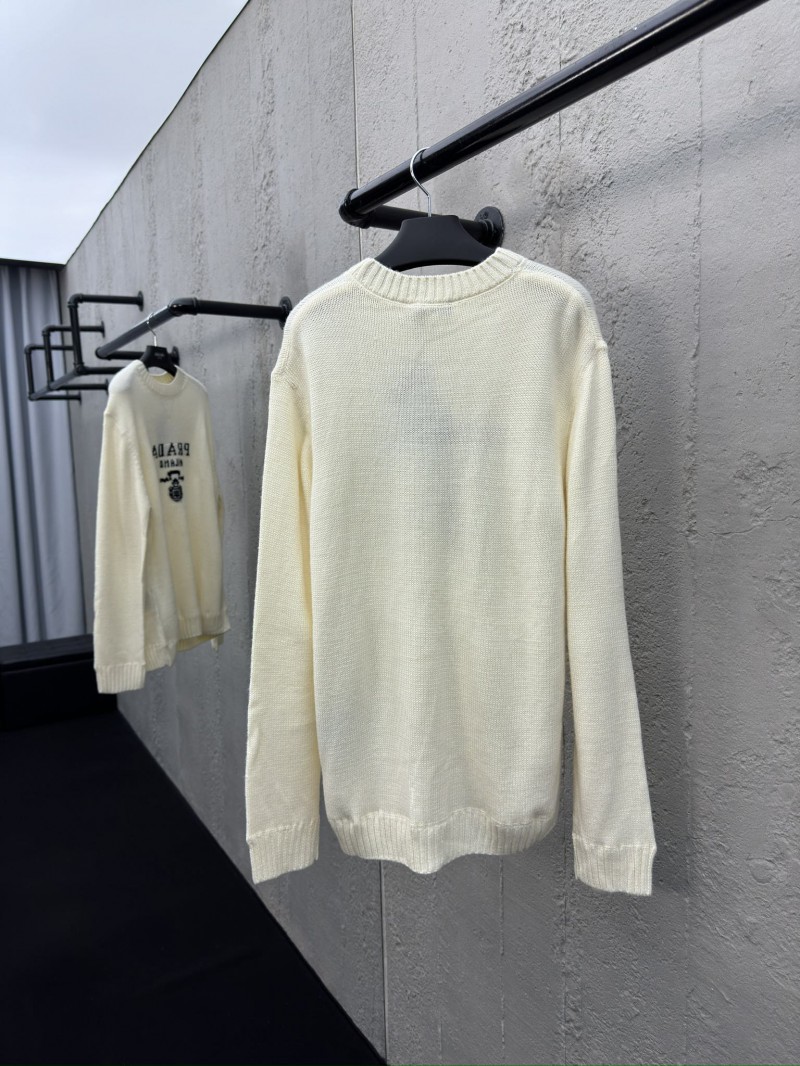 Prada Chest Logo Appliqué Sweater 2 1
