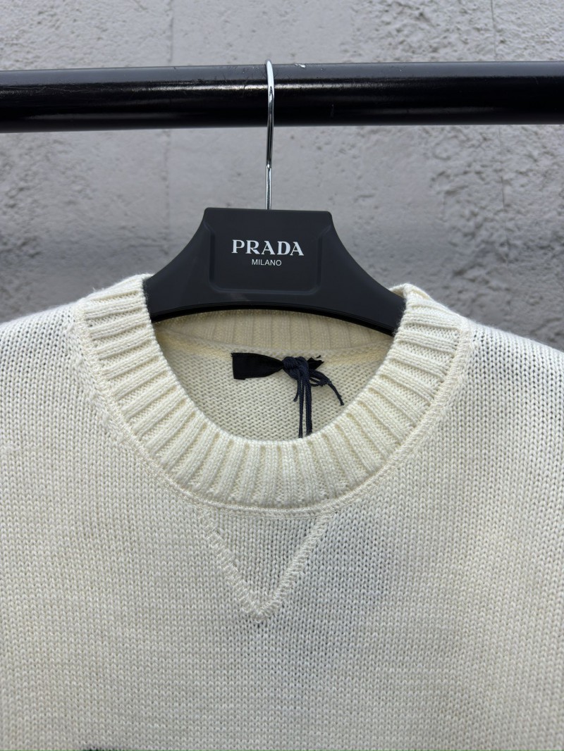 Prada Chest Logo Appliqué Sweater 2 2
