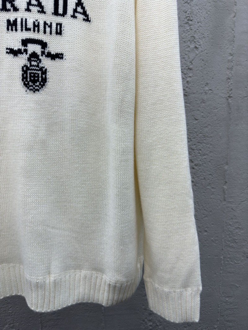 Prada Chest Logo Appliqué Sweater 2 6