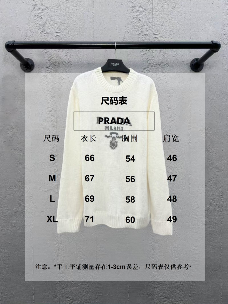 Prada Chest Logo Appliqué Sweater 2 9