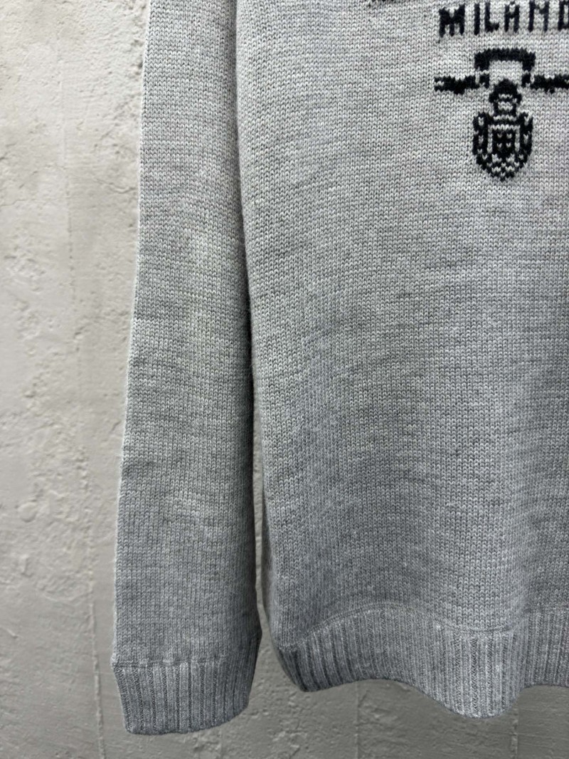 Prada Chest Logo Appliqué Sweater 3 5