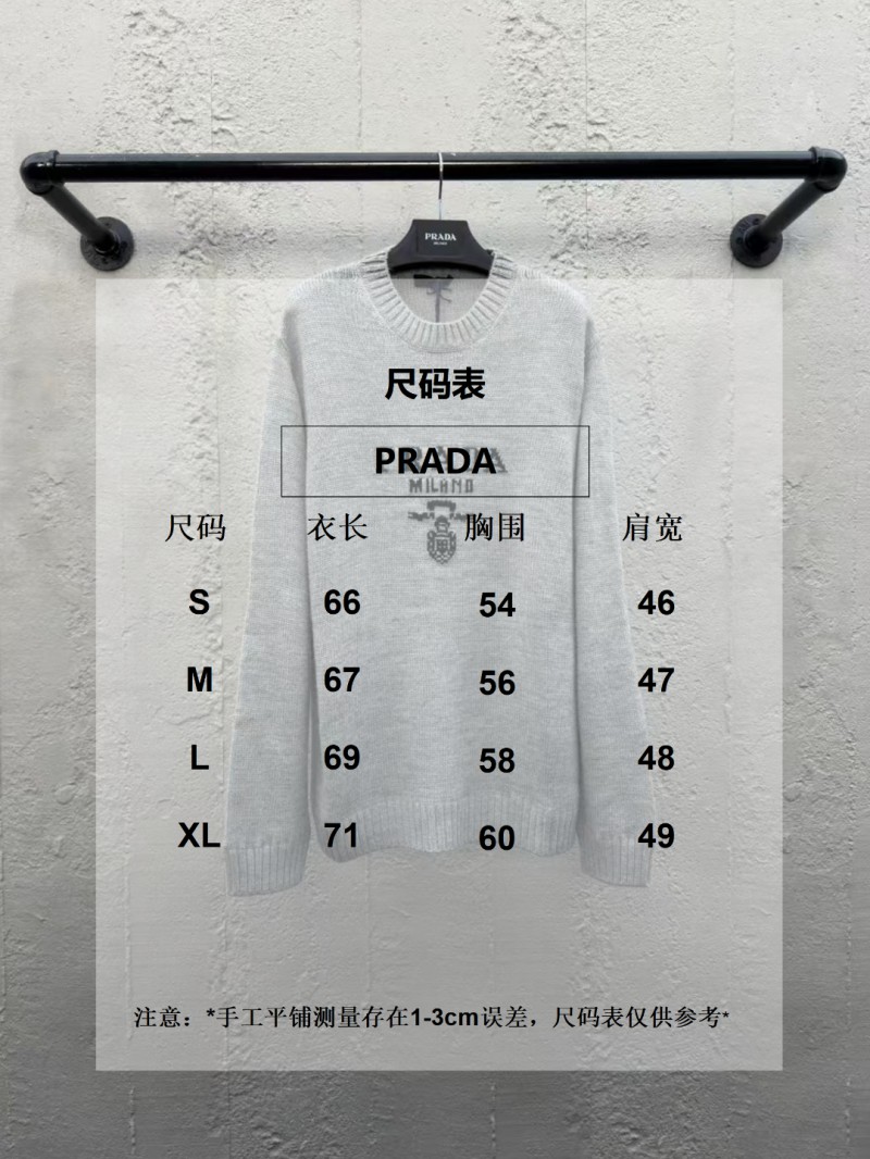 Prada Chest Logo Appliqué Sweater 3 9