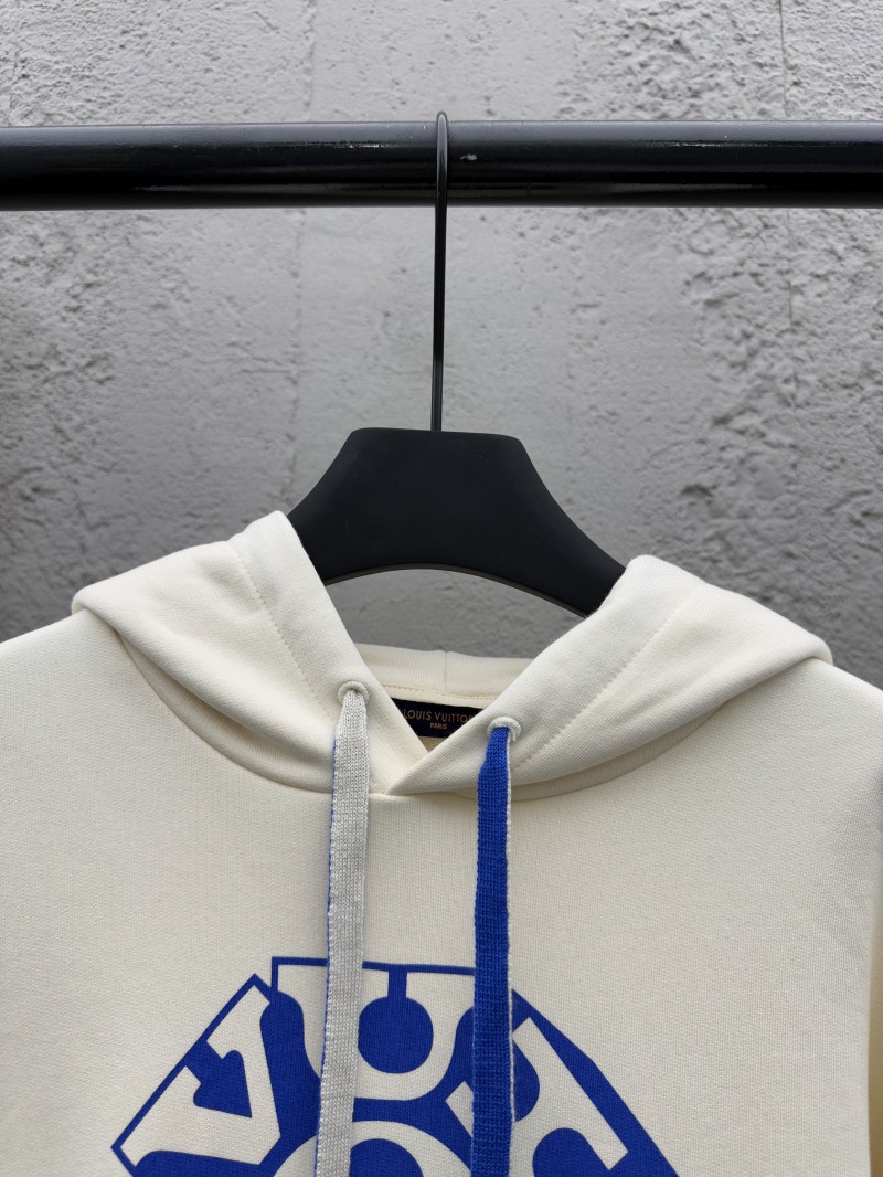 Lv letter print hooded sweatshirt 2