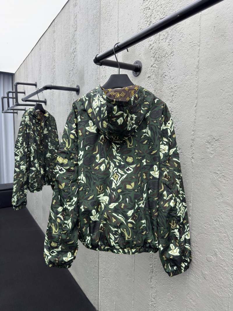 Lv Nigo co-branded reversible hooded jacket coat 1