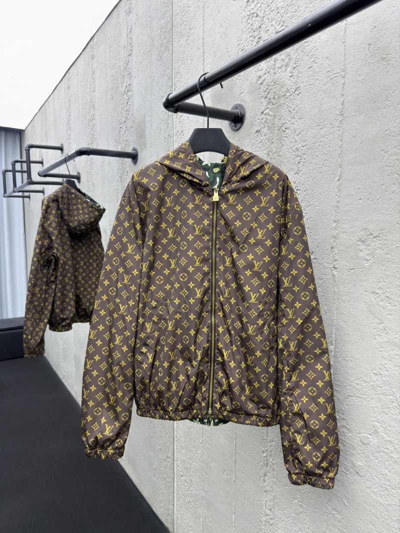 Lv Nigo co-branded reversible hooded jacket coat 2