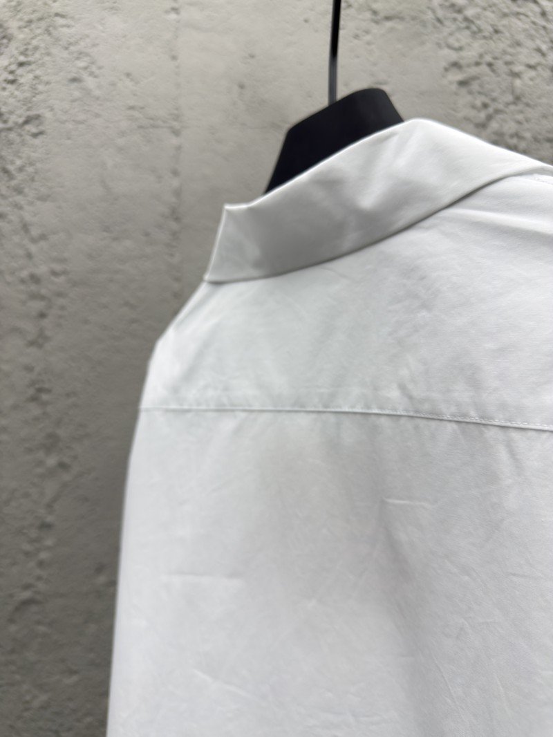 Miu Miu 24SS poplin textured shirt 1 8