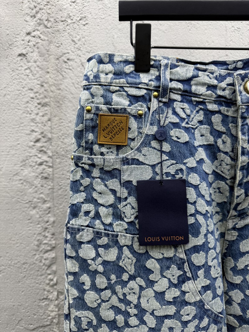 Lv jacquard workwear jeans 3