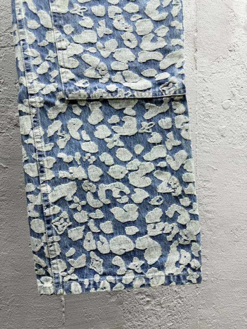 Lv jacquard workwear jeans 6