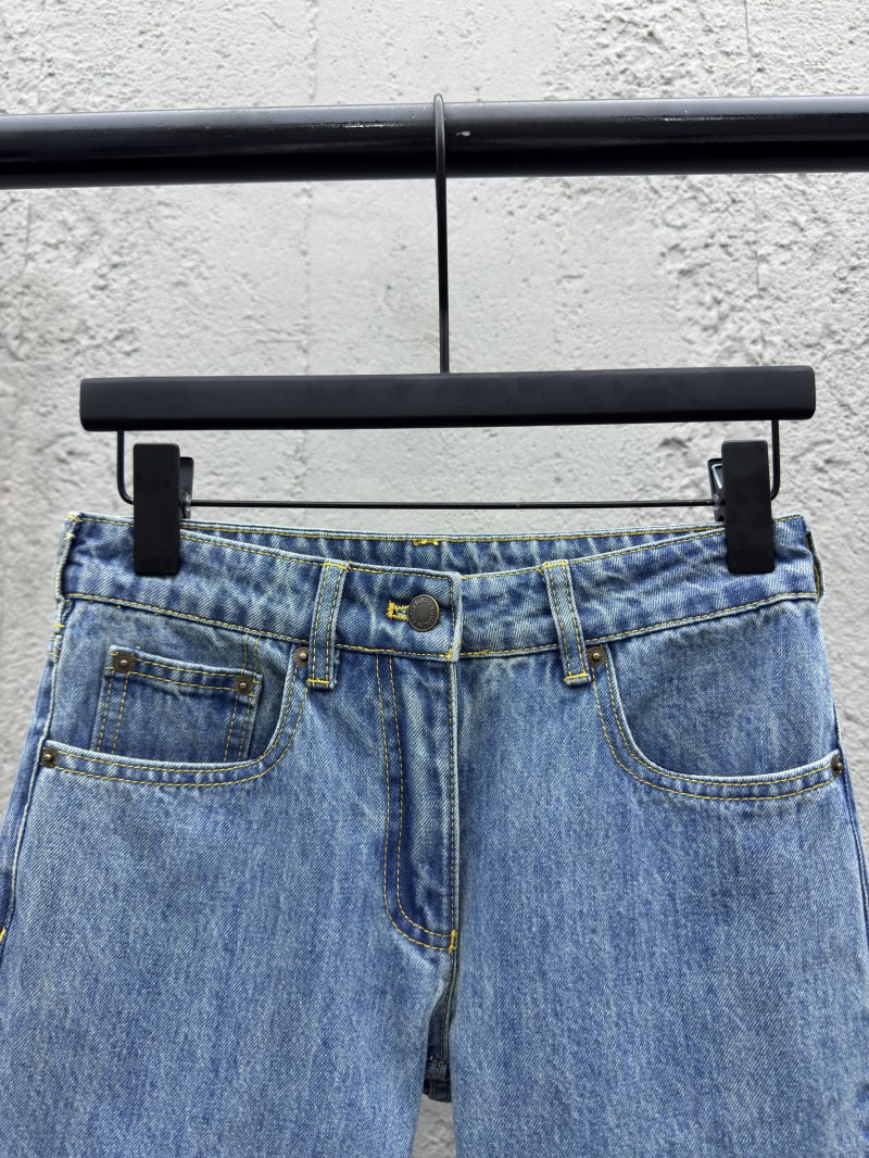 Lv Rope Embroidered Jeans 2
