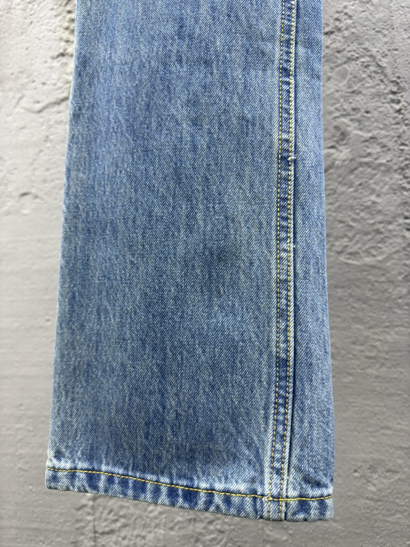 Lv Rope Embroidered Jeans 5