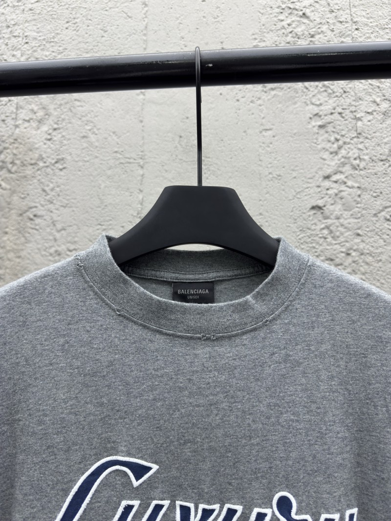 Balenciaga LUXURY SCRIPT embroidered monogram short sleeve 2