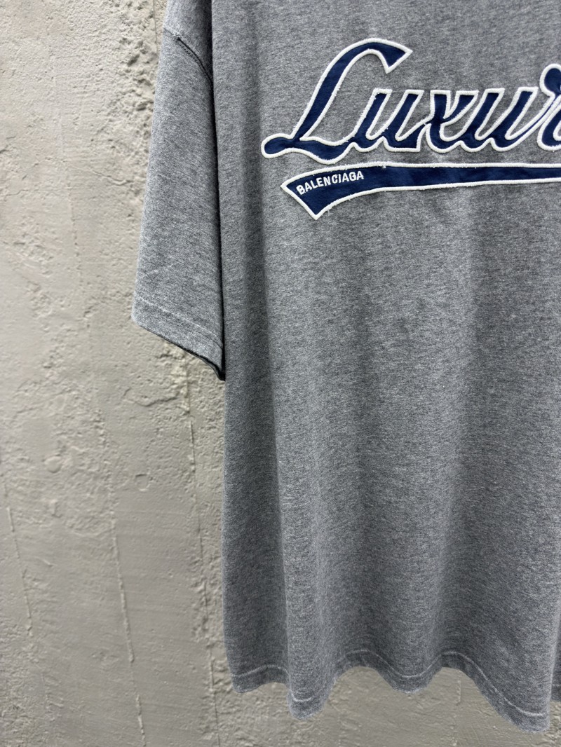 Balenciaga LUXURY SCRIPT embroidered monogram short sleeve 5