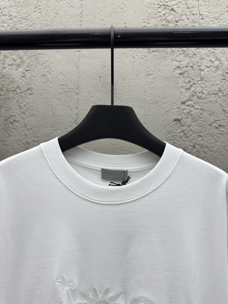 Dior Co-Branded Plain Knit Short Sleeve T-Shirt 1 2