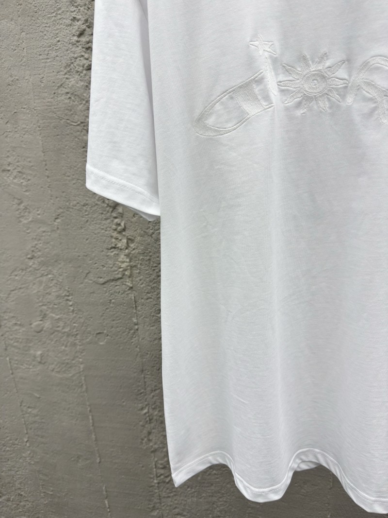Dior Co-Branded Plain Knit Short Sleeve T-Shirt 1 5