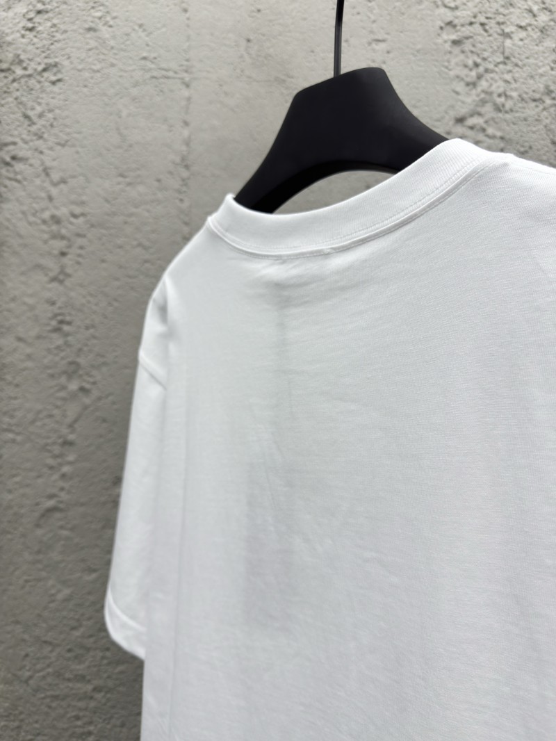 Dior Co-Branded Plain Knit Short Sleeve T-Shirt 1 8
