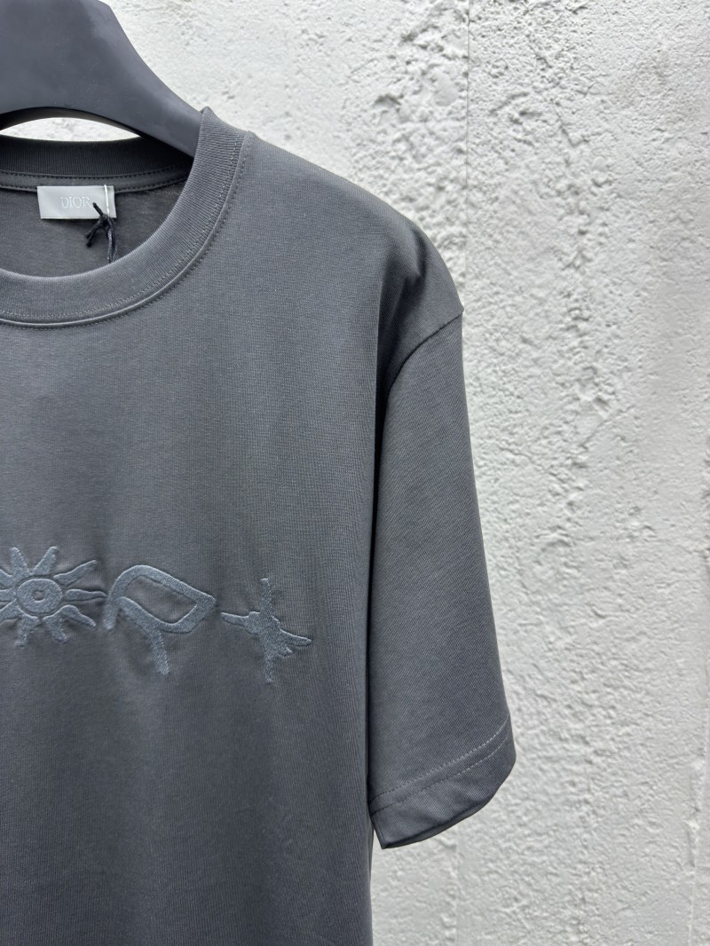 Dior Co-Branded Plain Knit Short Sleeve T-Shirt 2 4