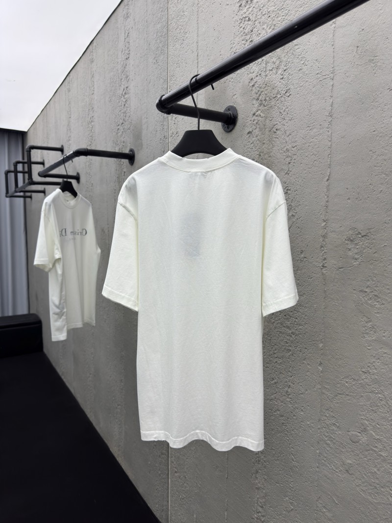 Dior Alphabet Printed Washed and Rubbed Short Sleeve 2 1