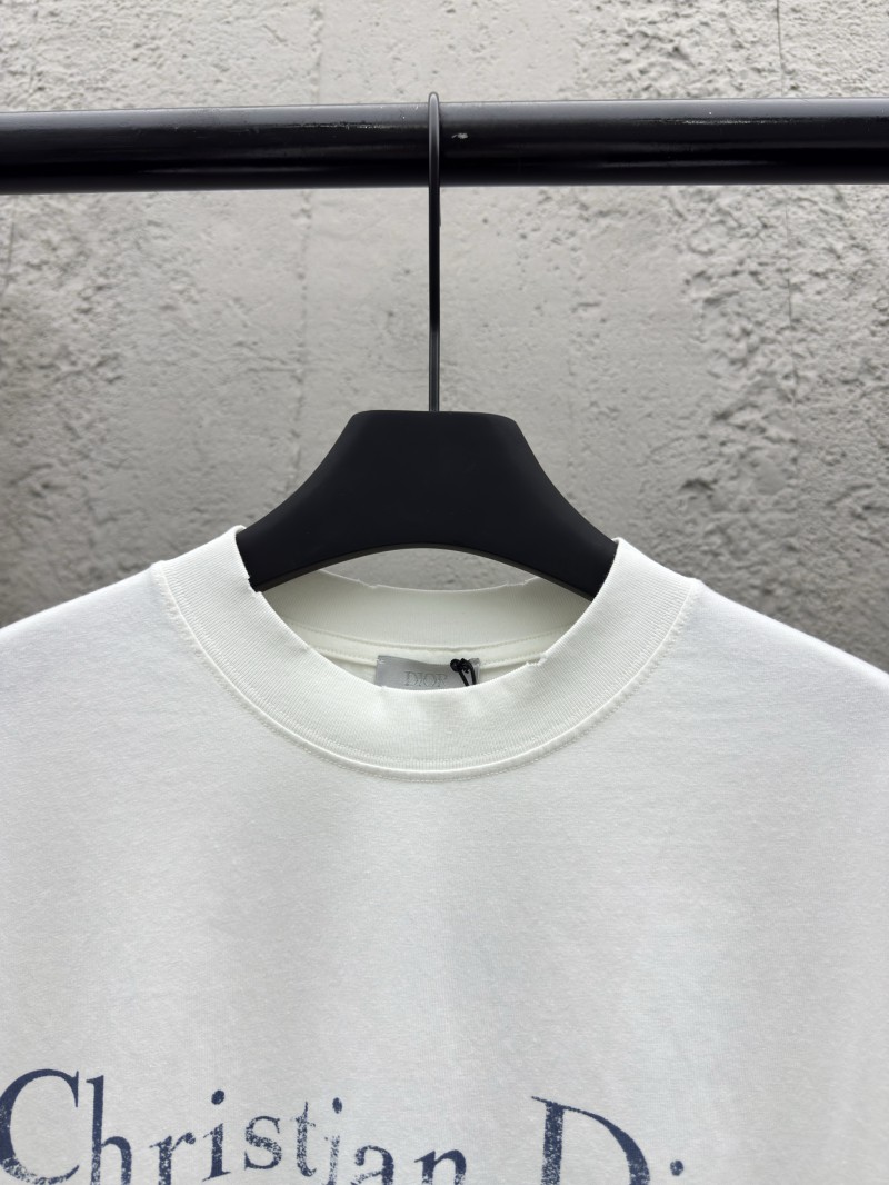 Dior Alphabet Printed Washed and Rubbed Short Sleeve 2 2