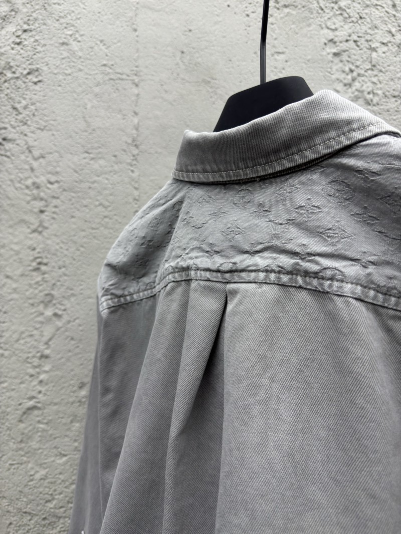 Lv washed and burned denim jacket jacket 1 8