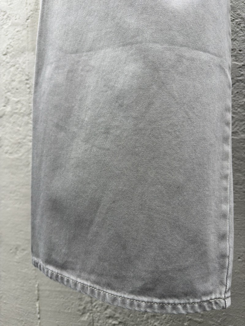 Lv washed and burnished wide leg jeans 1 5