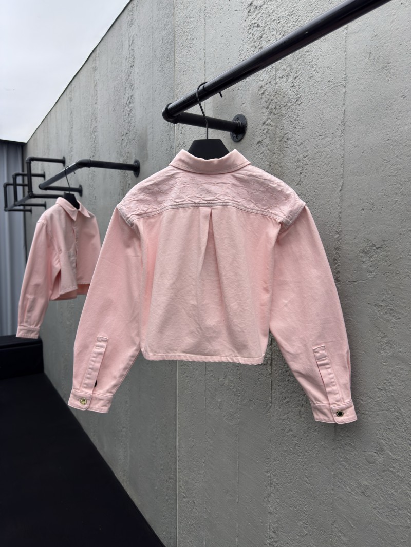 Lv washed and burned denim jacket jacket 2 1