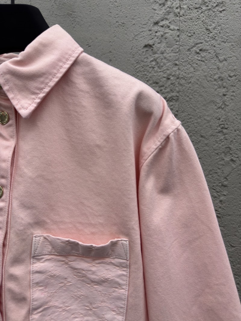 Lv washed and burned denim jacket jacket 2 4