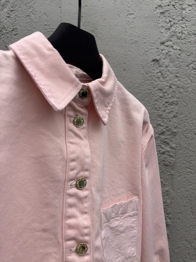 Lv washed and burned denim jacket jacket 2 7