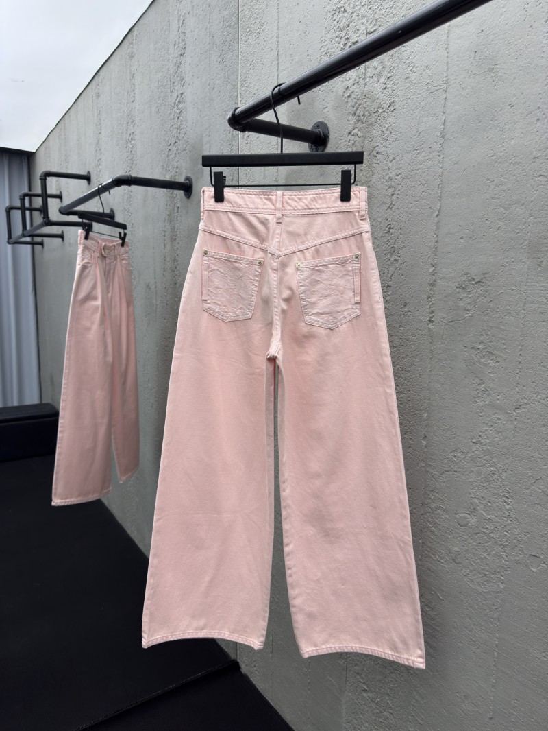 Lv washed and burnished wide leg jeans 2 1