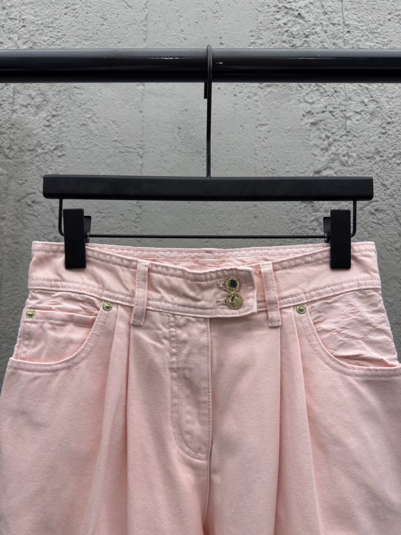 Lv washed and burnished wide leg jeans 2 2
