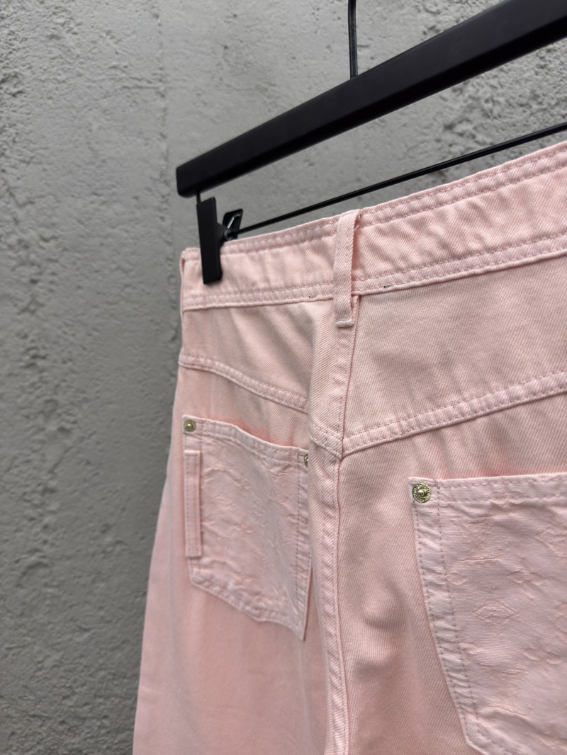 Lv washed and burnished wide leg jeans 2 8