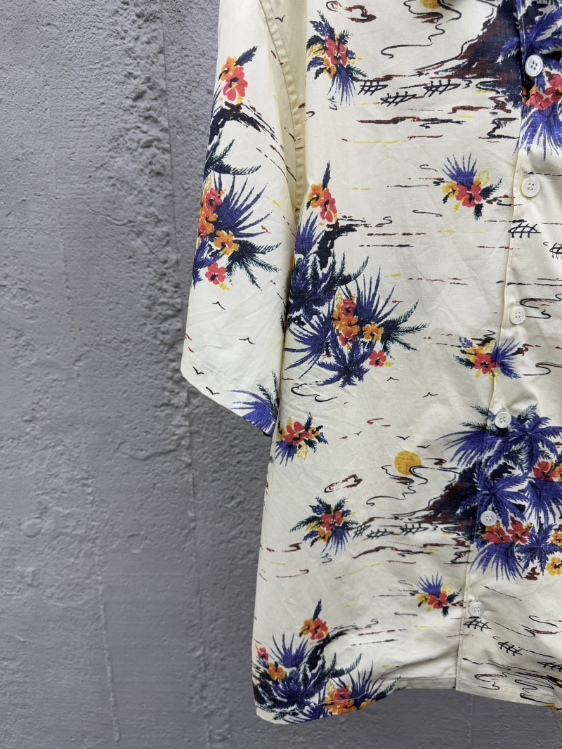 Prada Pattern Print Bowling Short Sleeve Shirt 5