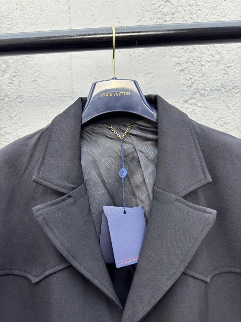 Lv Wool Halo Button Blazer 2