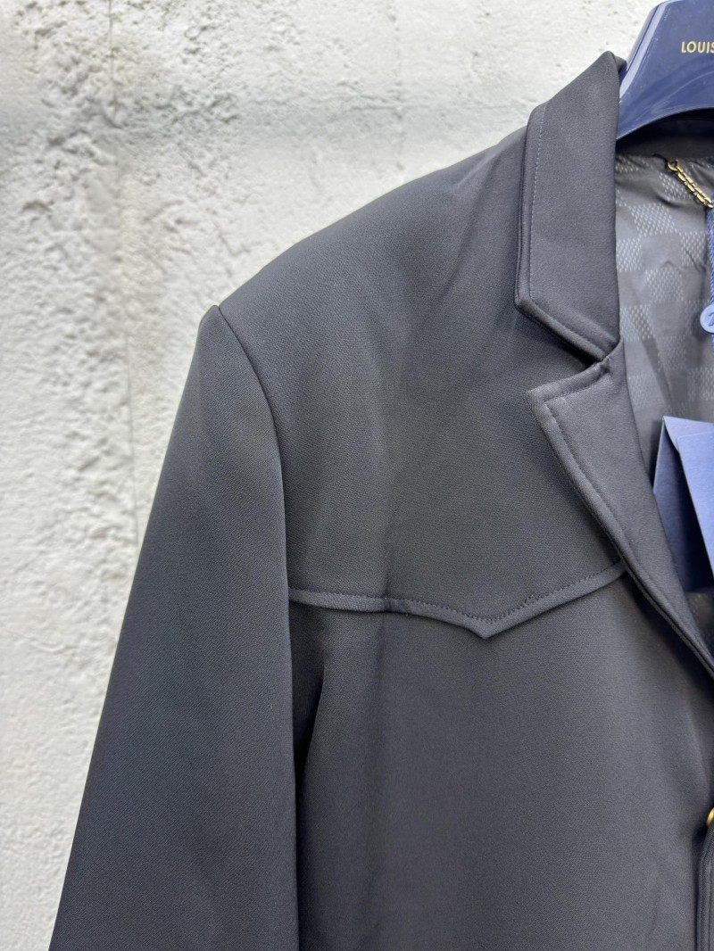 Lv Wool Halo Button Blazer 3