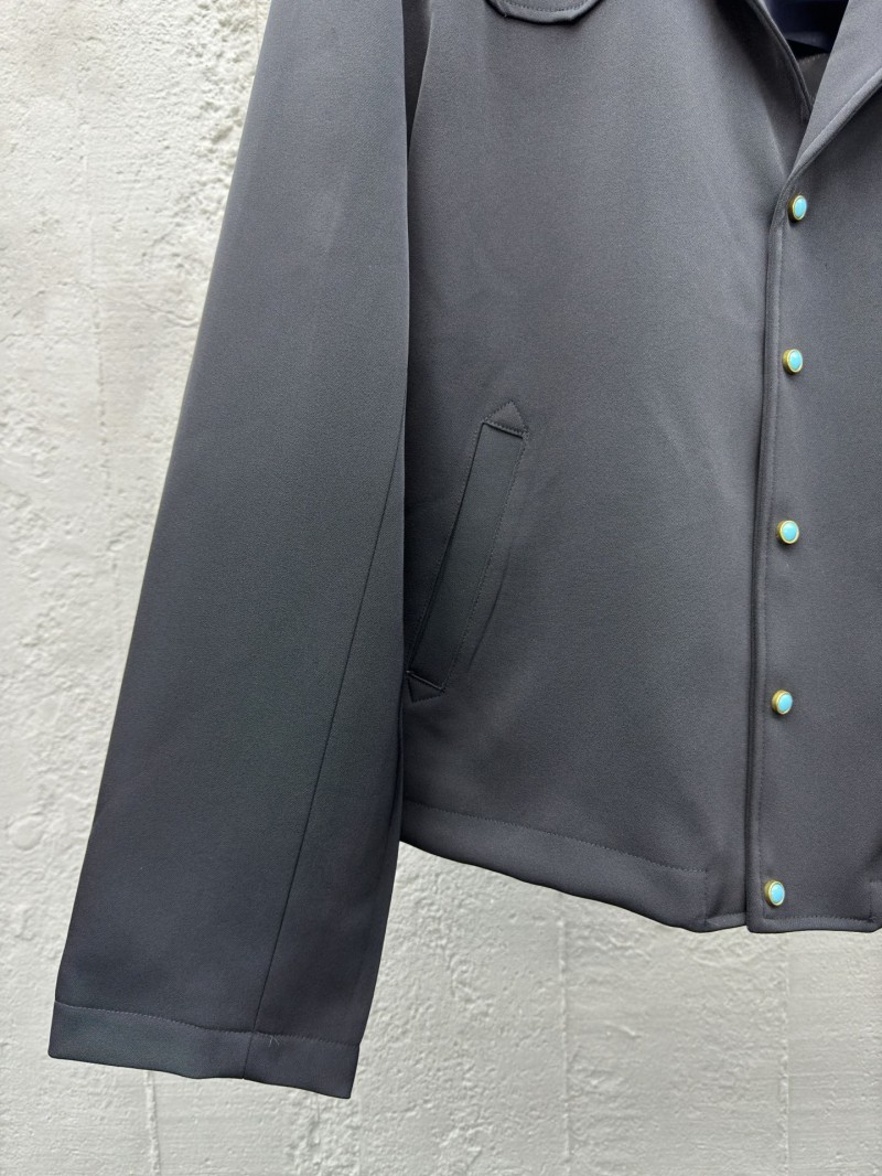 Lv Wool Halo Button Blazer 5
