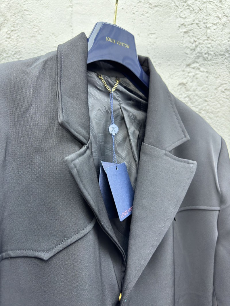 Lv Wool Halo Button Blazer 7