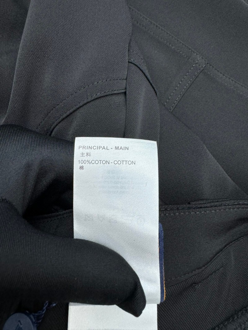 Lv Wool Halo Button Pants 8