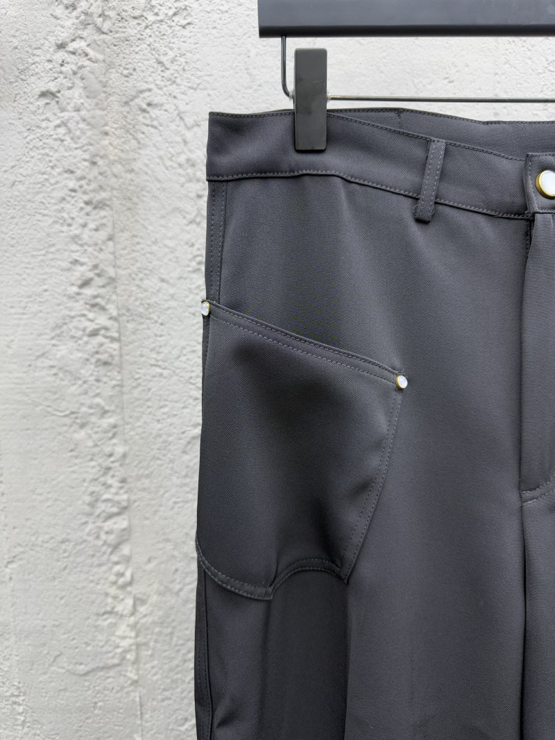 Lv Studded Zipper Side Pocket Work Pants 3