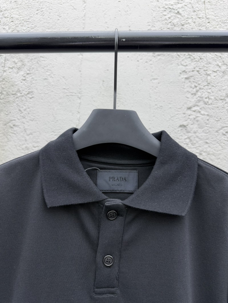 Prada Embroidered Polo Sweatshirt 1 2