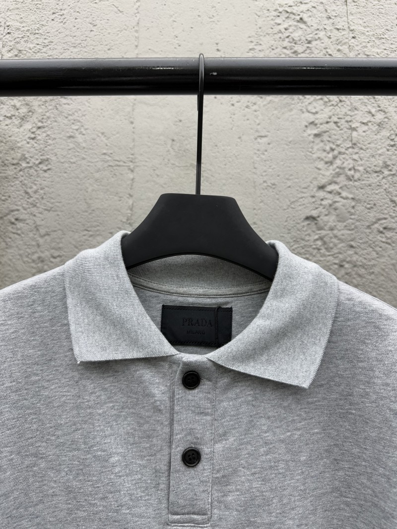 Prada Embroidered Polo Sweatshirt 2 2