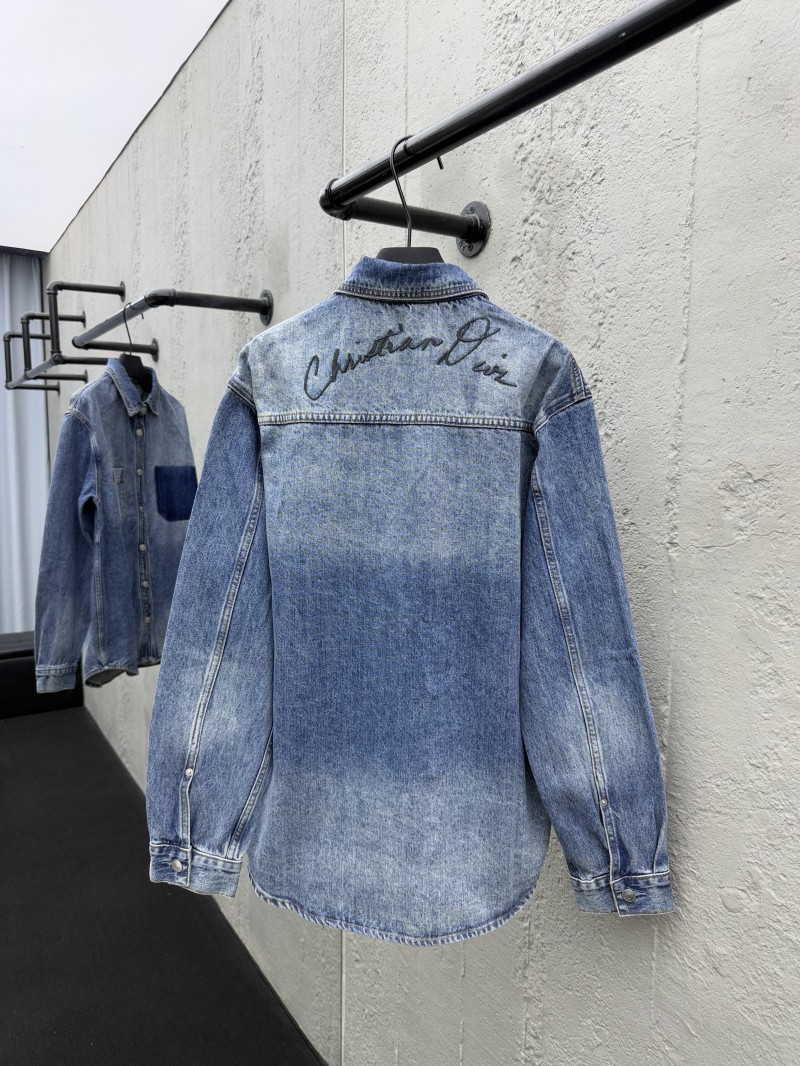 Dior embroidered denim jacket 1
