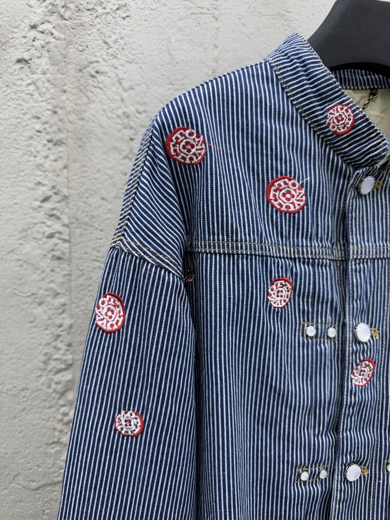 Lv Hickory Cherry Blossom Rhinestone Jacket 3