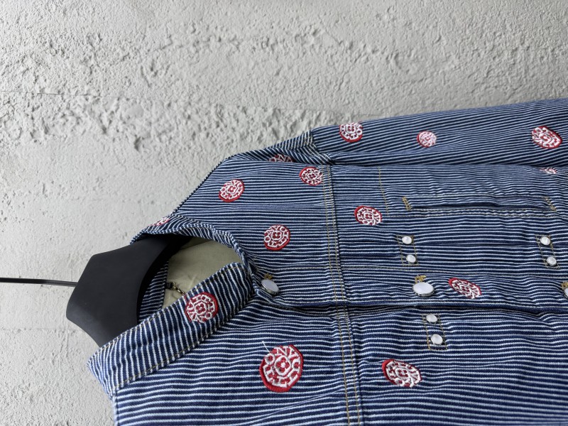 Lv Hickory Cherry Blossom Rhinestone Jacket 7
