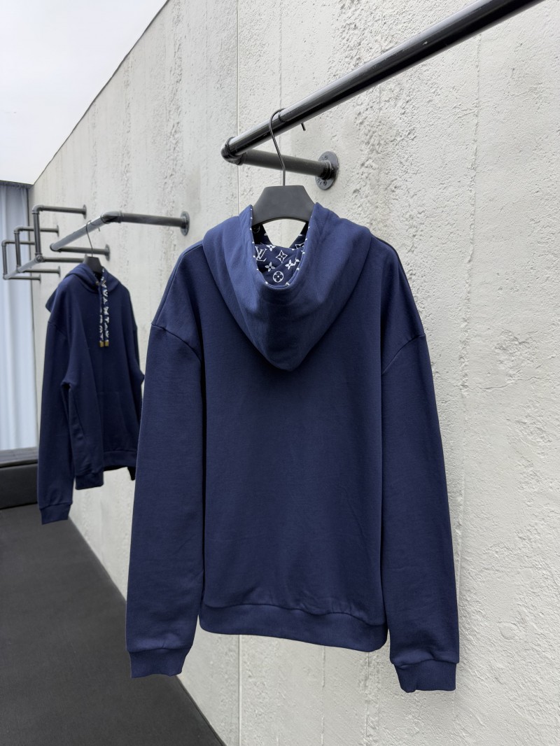 Lv Solid Color Drawstring Hooded Long Sleeve Sweatshirt 2 1