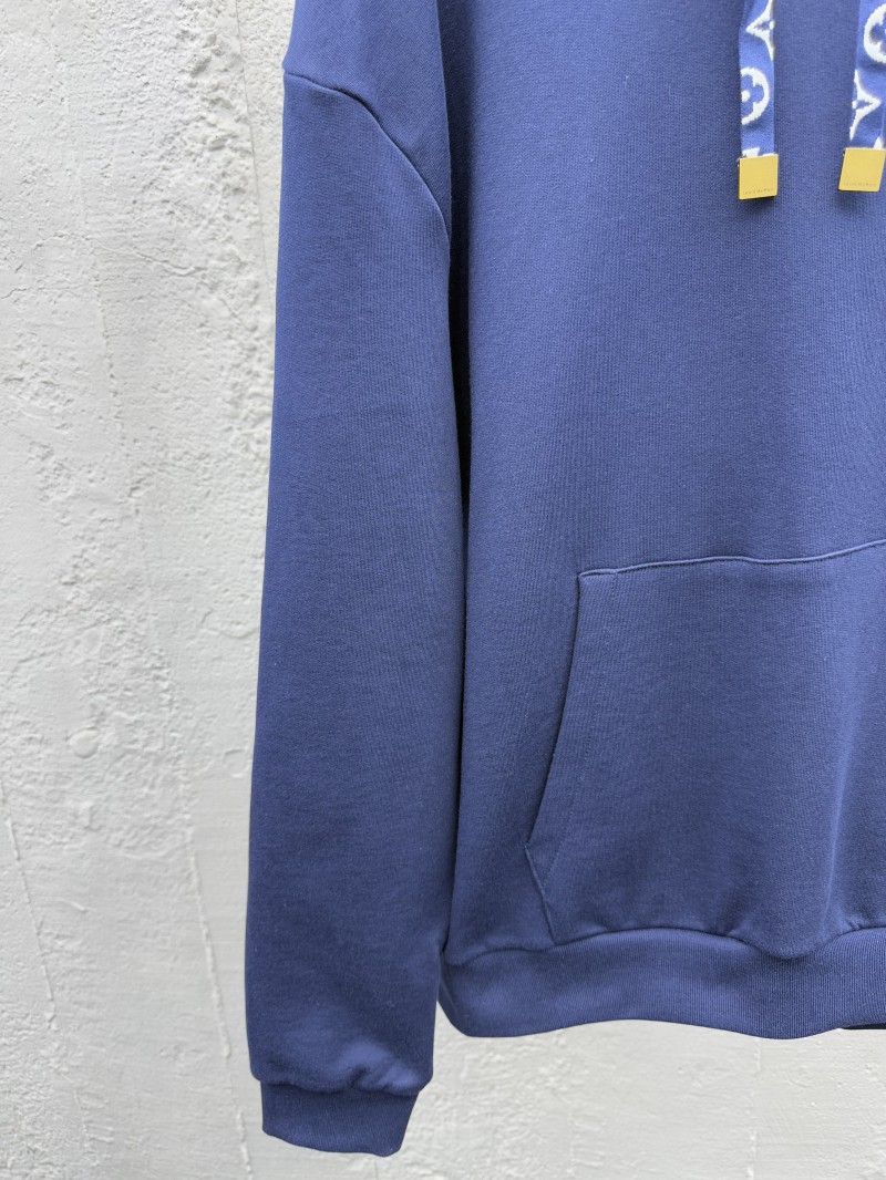 Lv Solid Color Drawstring Hooded Long Sleeve Sweatshirt 2 5