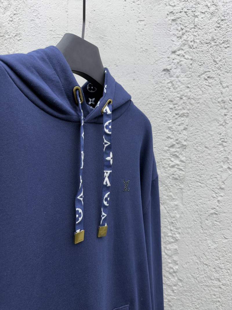 Lv Solid Color Drawstring Hooded Long Sleeve Sweatshirt 2 7