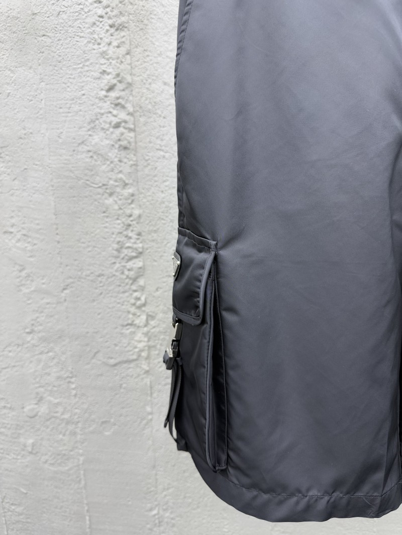 Prada Workwear Pocket Triangle Label Shorts 5